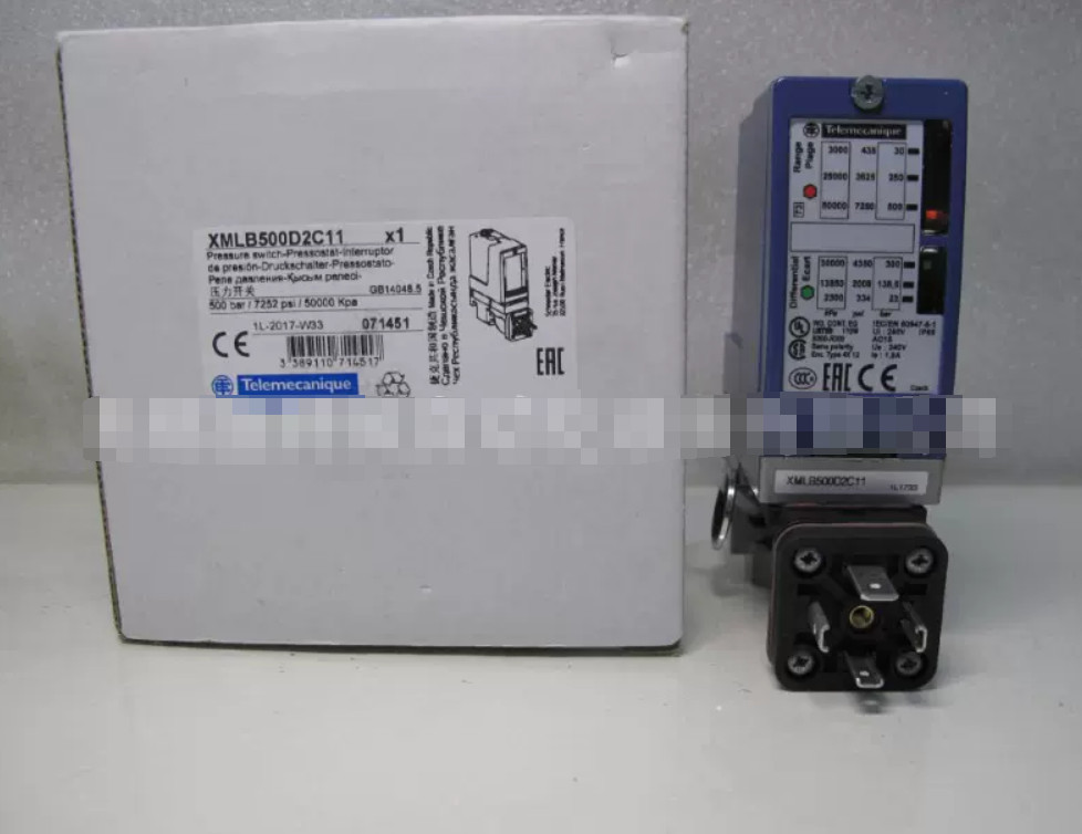 1PC New Schneider XMLB500D2C11 Pressure Switch 500bar Brand