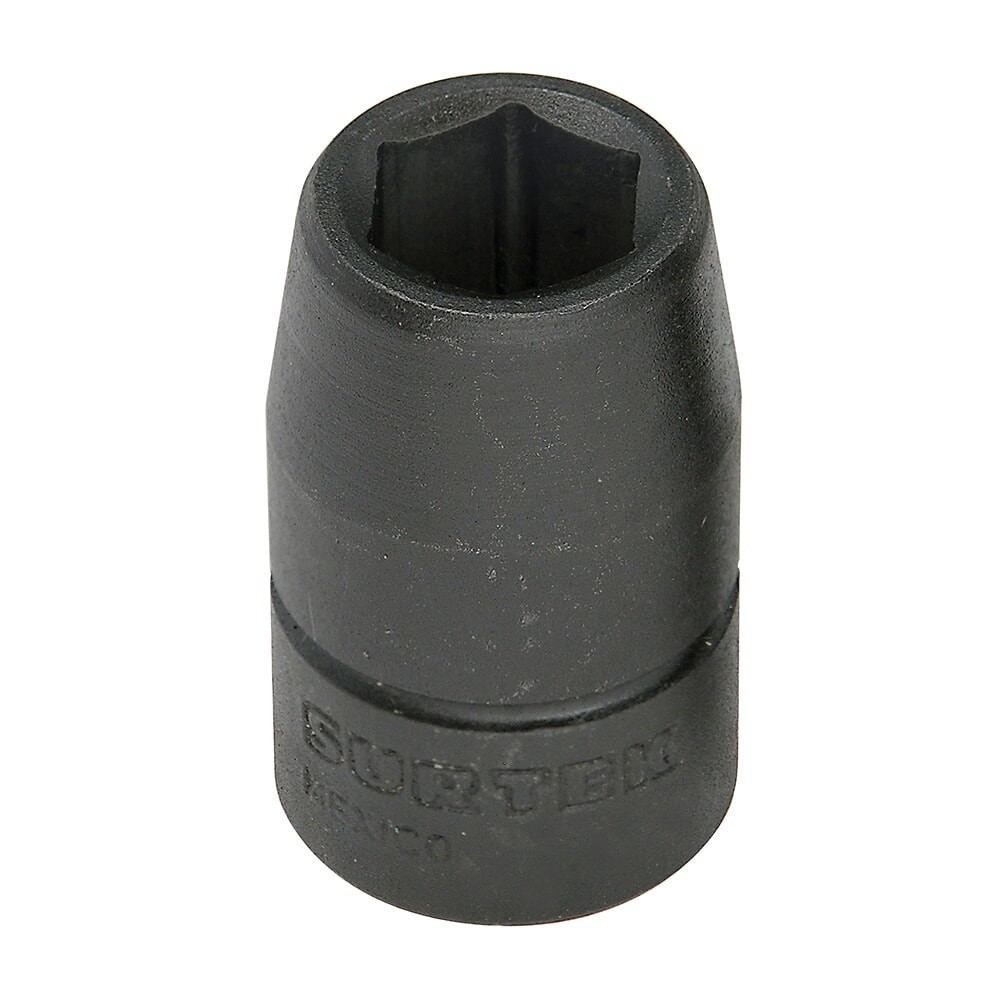 Surtek S7815HM 1/2" Drive 6-Point Metric Standard Impact Socket 15 mm