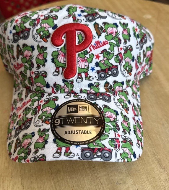 PHILLIE PHANATIC ADJUSTABLE PHILLIES HAT JOHN KRUK NEW ERA SCATTER CAP Harper