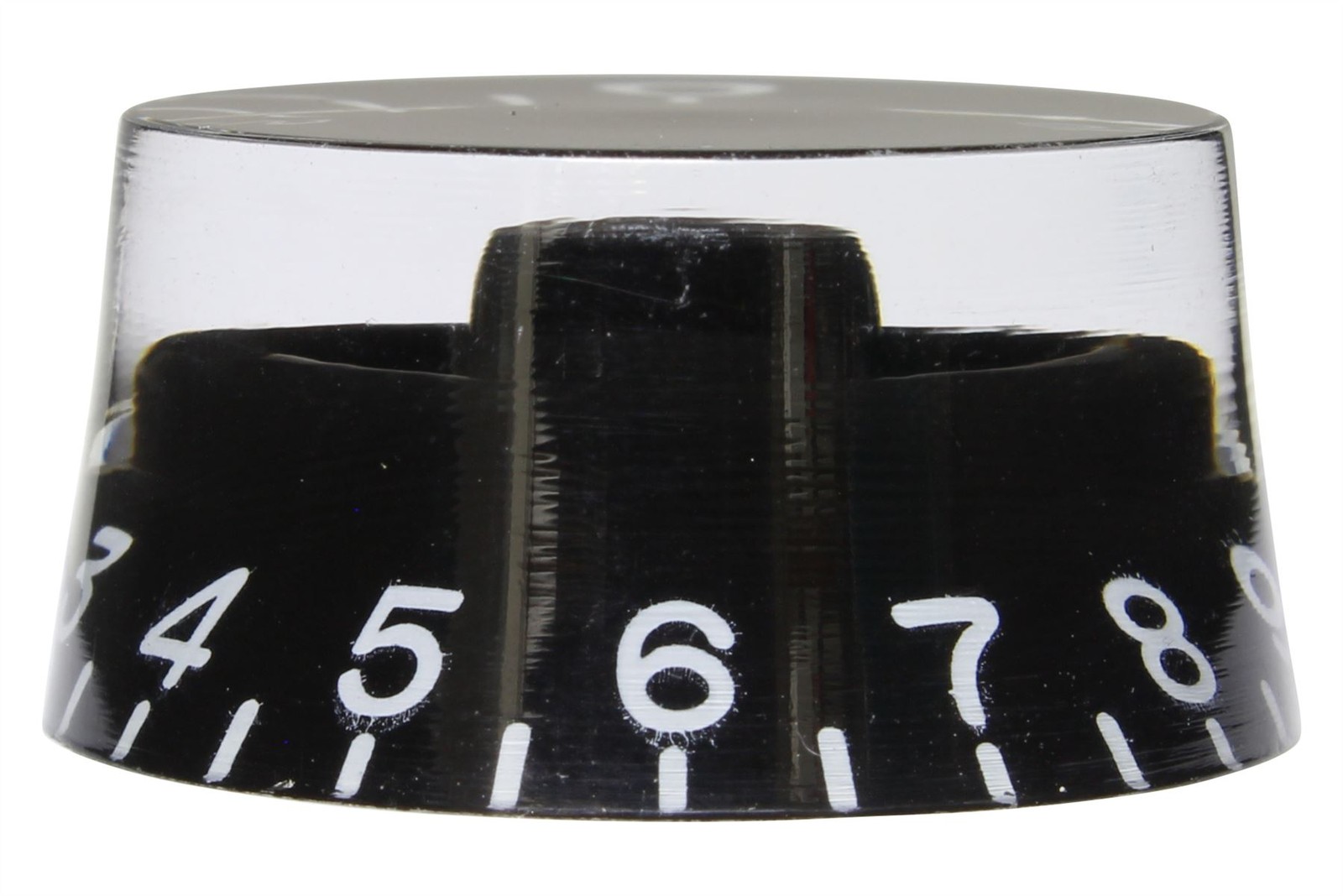 Black Speed Knobs 4pk for Gibson guitars with US fine splines