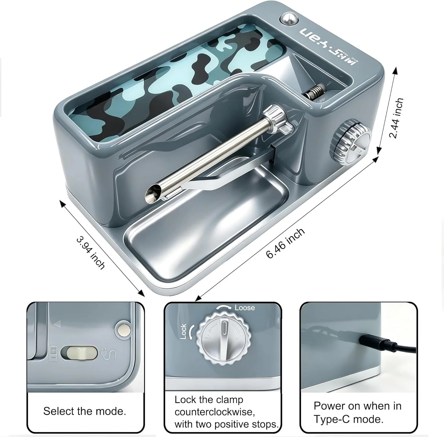 Cigarette Rolling Machine, Automatic Electric Rolling Machine for King Size (109