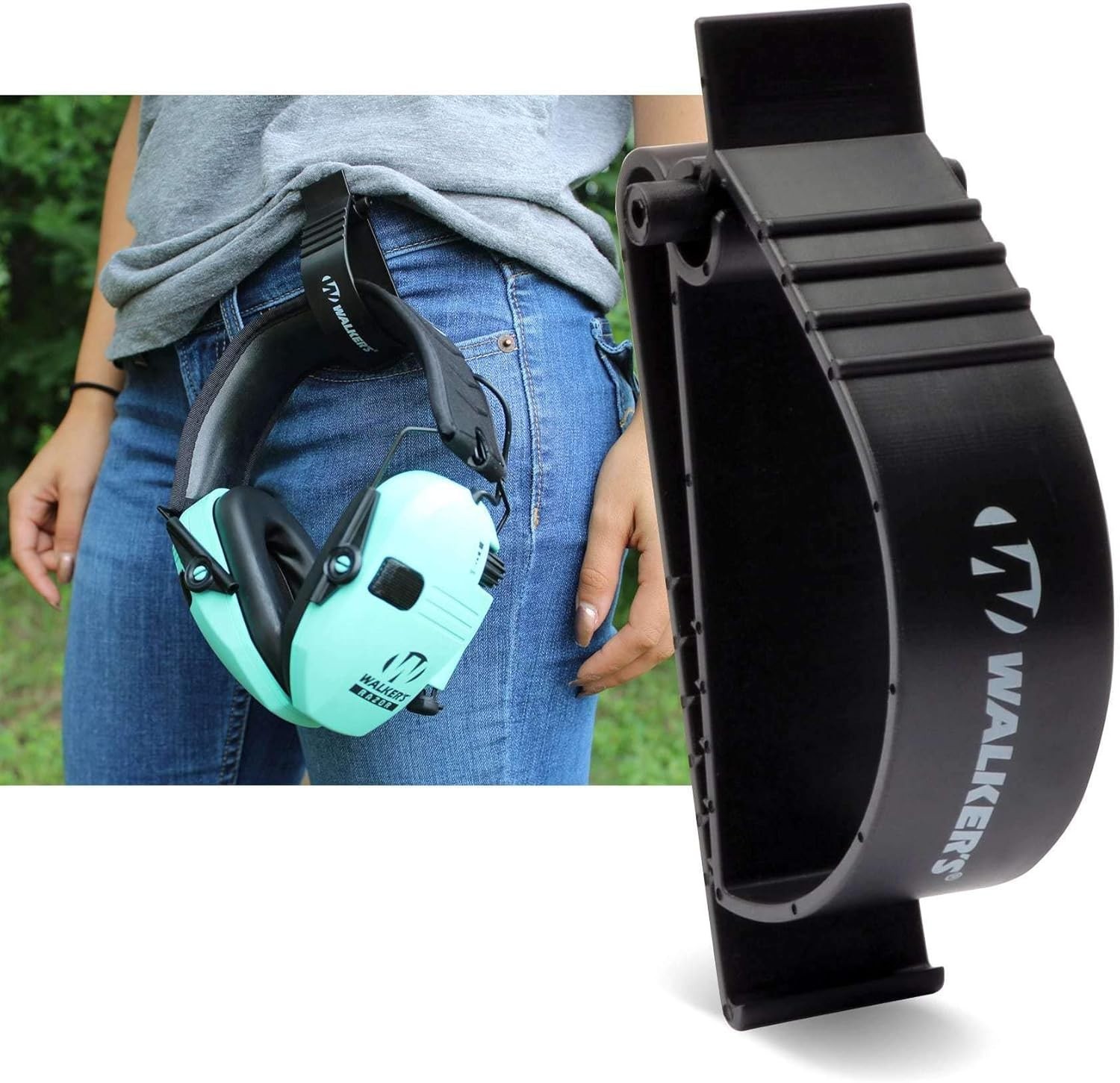 Durable Molded Polymer Universal Hands-Free Carry Hunting Range Shooting Earm...