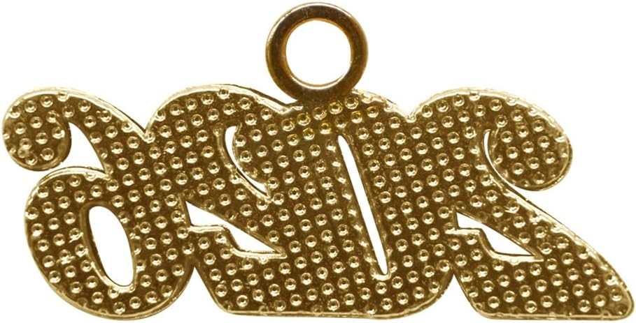 Tassel Date Charm Gold Year
