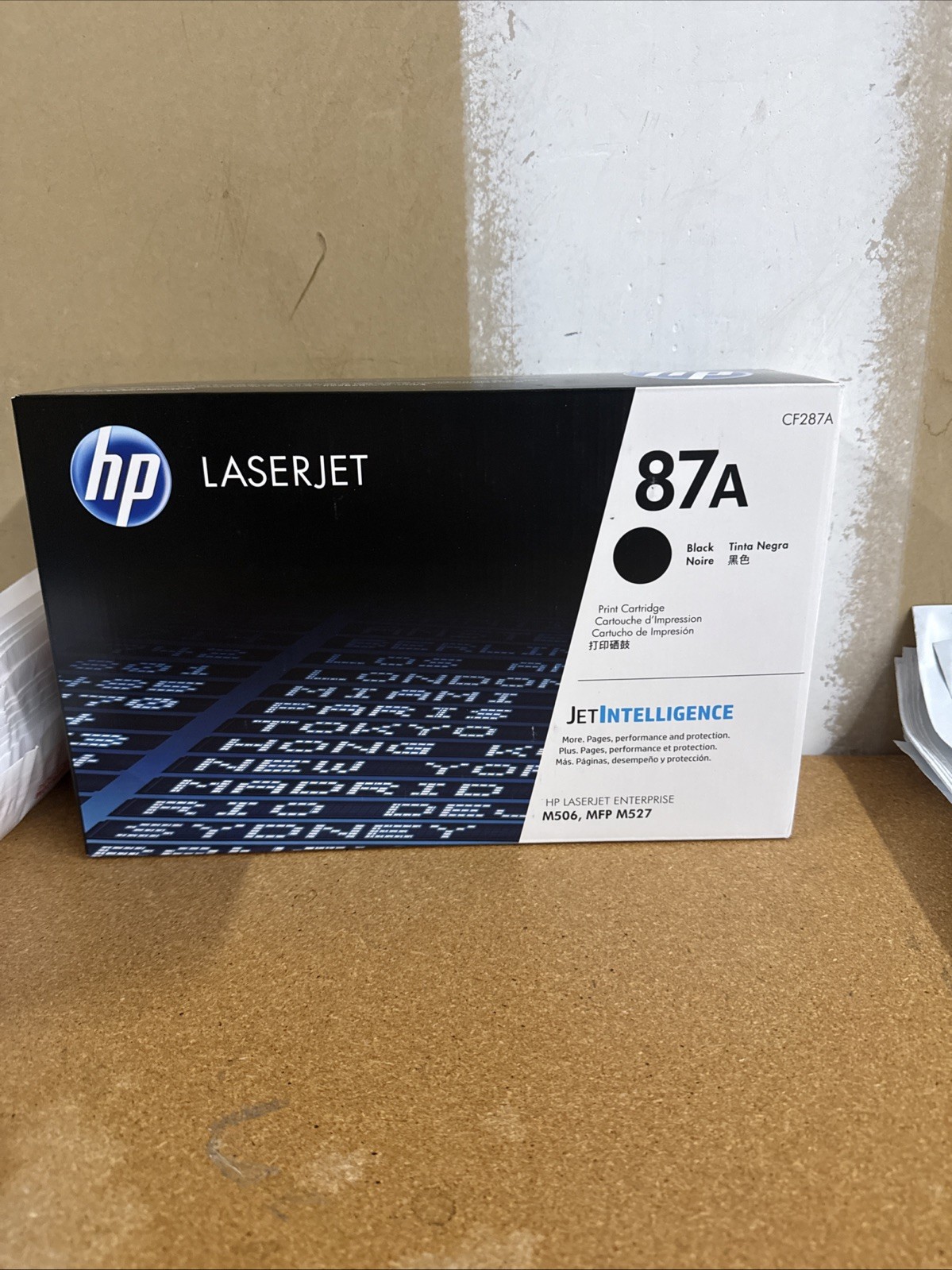 HP CF287A 87A Black Toner Print Cartridge