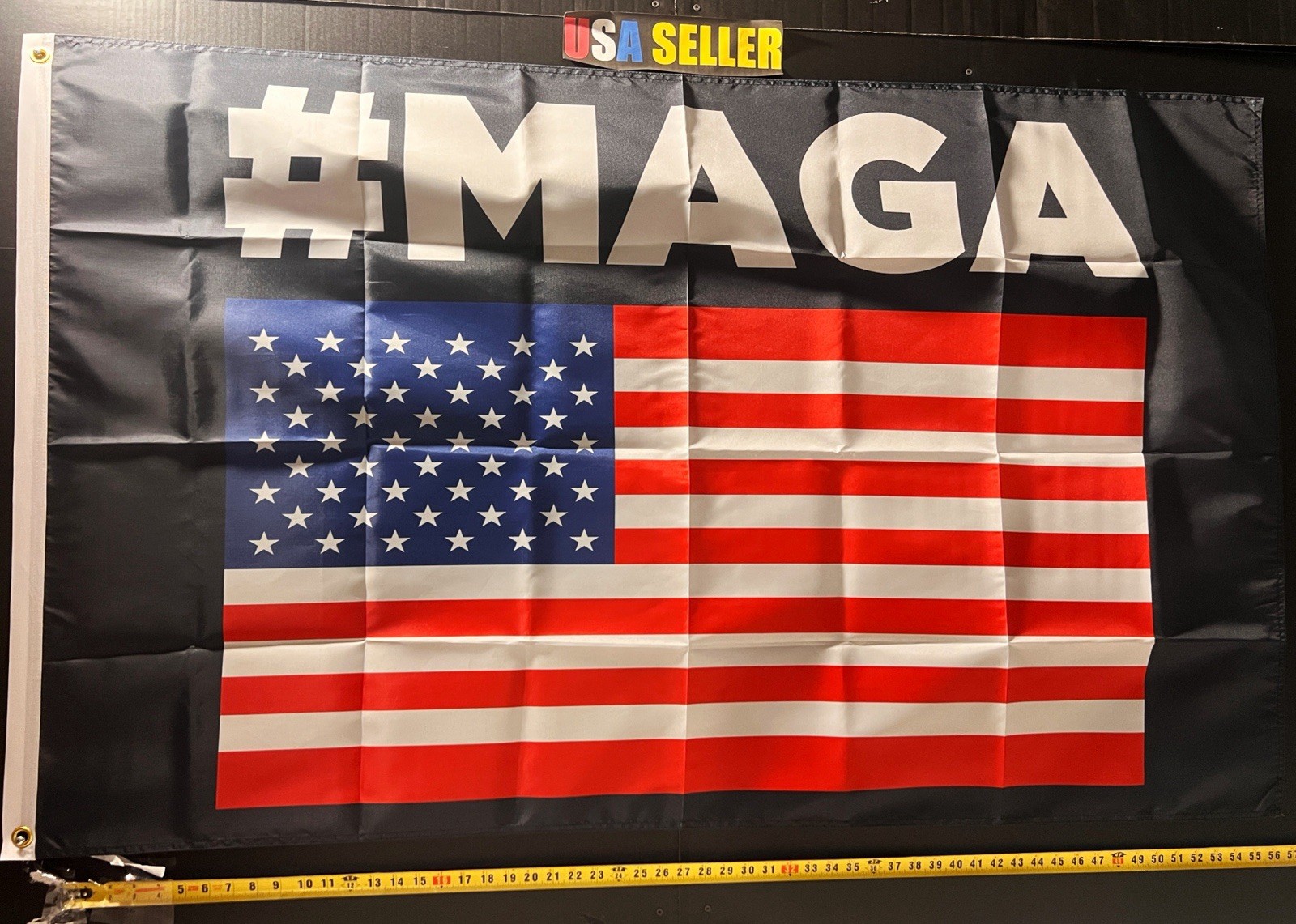 Donald Trump Flag FREE USA SHIP Free Trump 4 MAGA Man Cave America USA Sign 3x5'