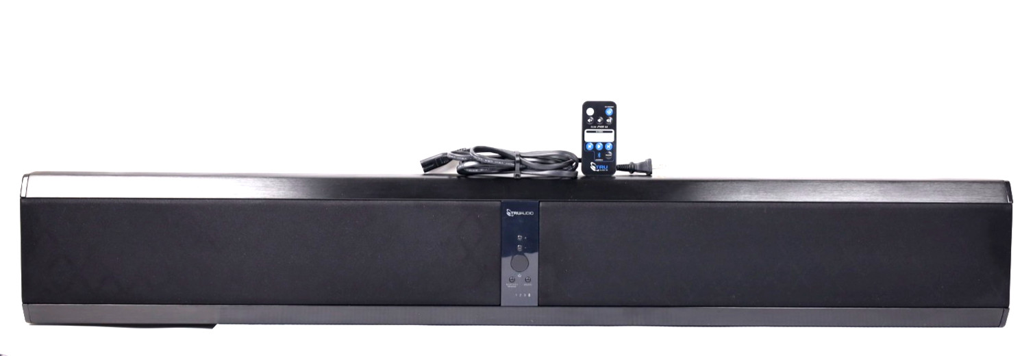 TruAudio SLIM-PWR44 Powered LCR Soundbar With Remote u979