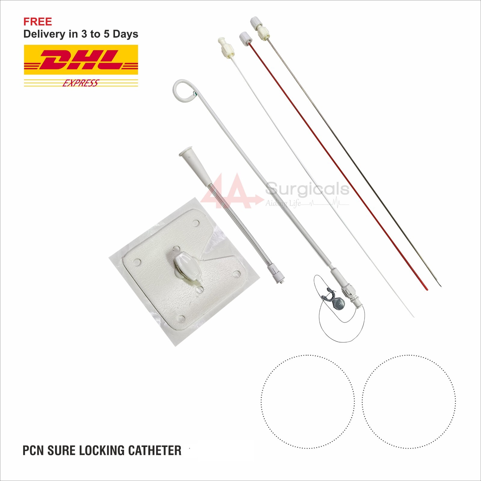 4A PCN Catheter With Sure Lock - Needle 14fr / 30cm