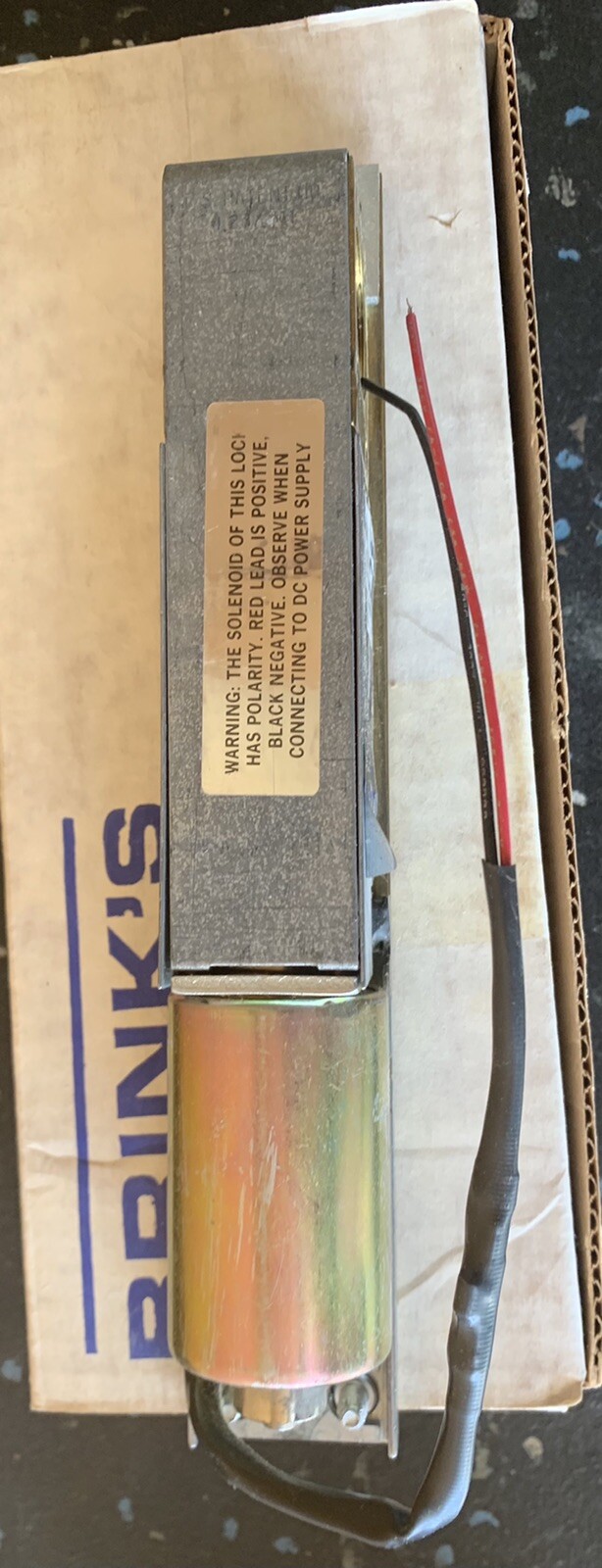 BRINKS New Old Stock Electromechanical Deadbolt #2020FS Left Hand “”Never Used””