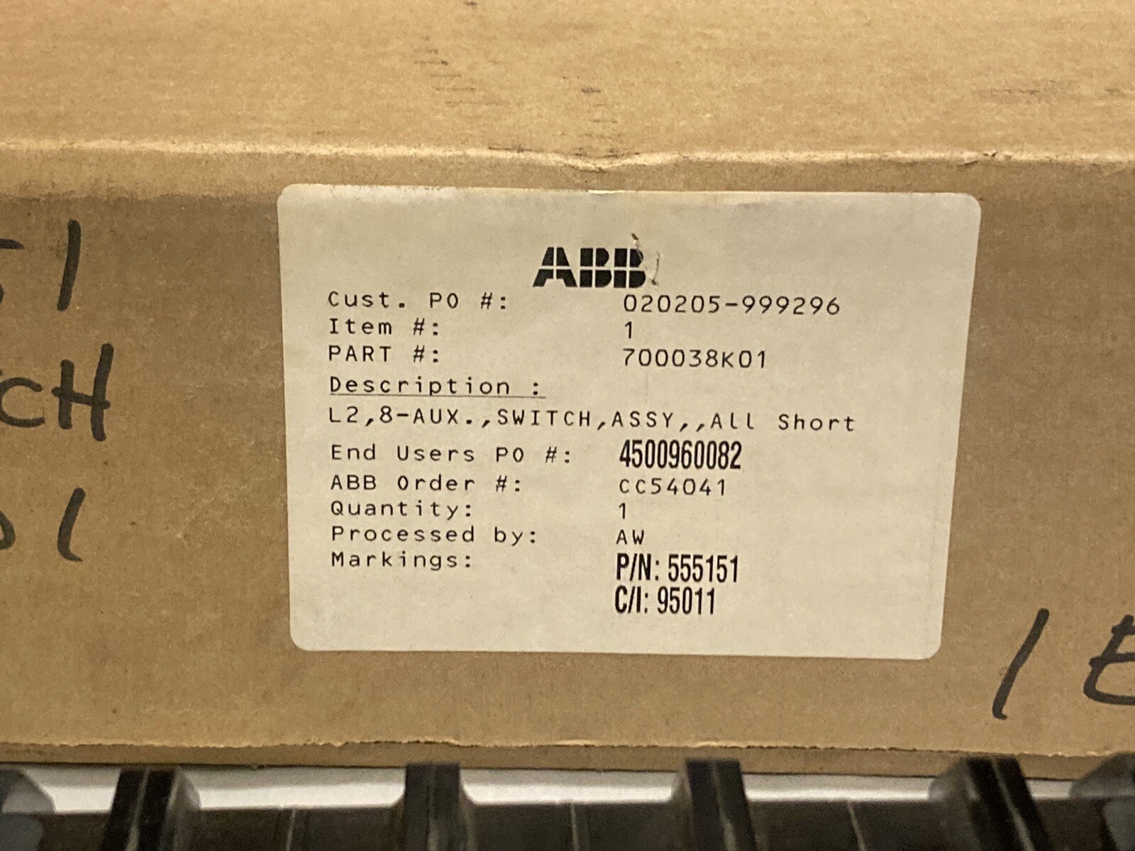 Electroswitch,700038K01,Rotary Auxiliary Switch 20A 240VAC