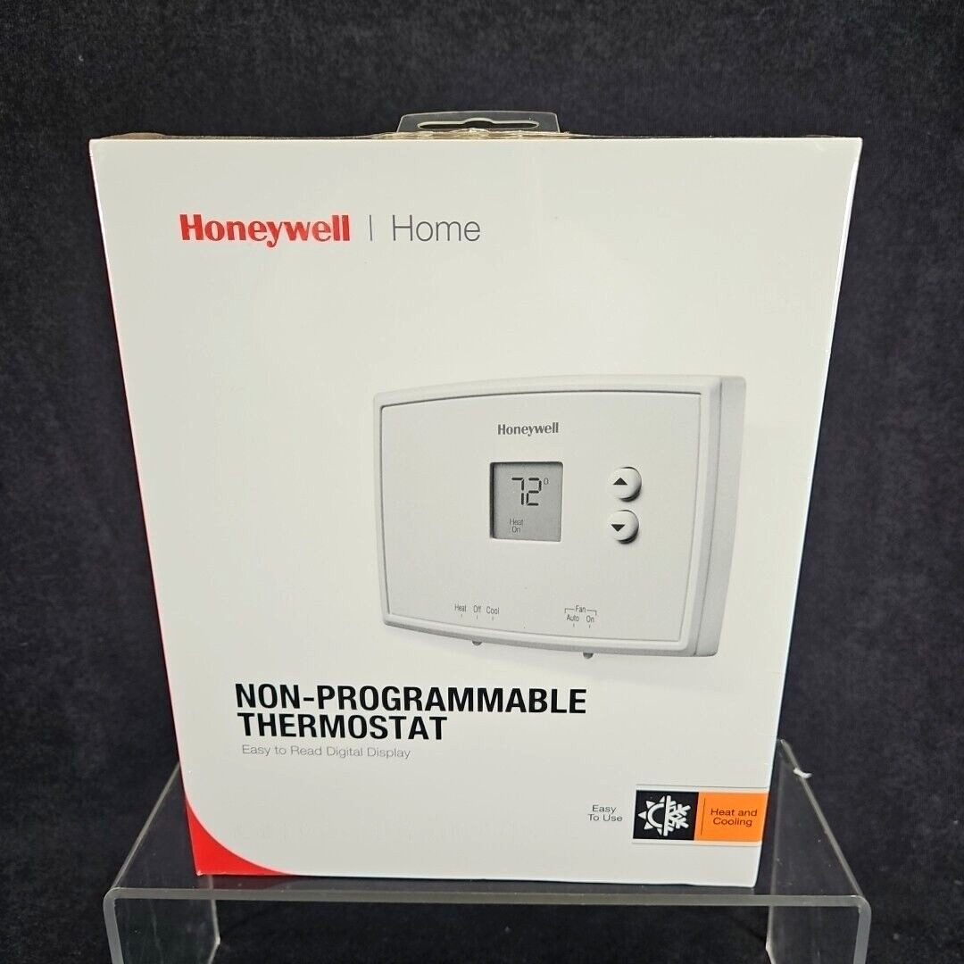 Honeywell RTH111B Digital Non-Programmable Thermostat for Heating & Cooling Easy