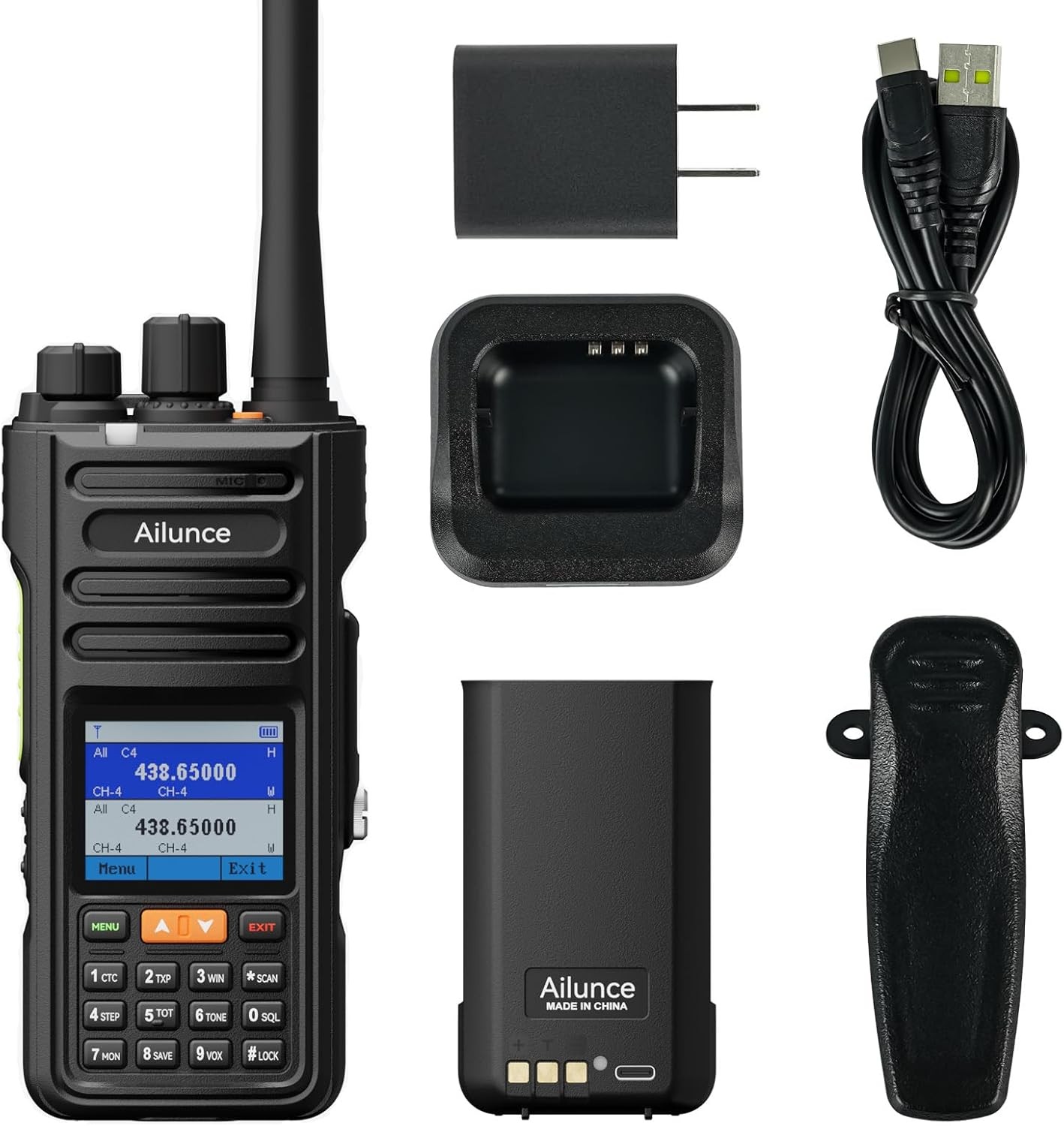 Ailunce HA2 Ham Radio Bluetooth APP Control APRS/GPS NOAA for Amateur Outdoor
