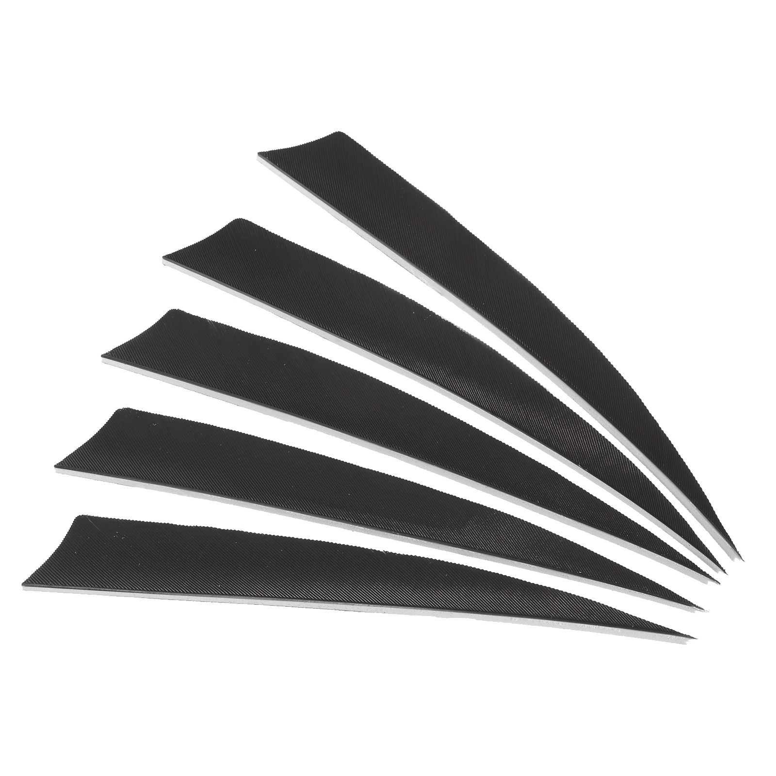 Arrows Vanes 50 Pack 5 Inch Arrow Feather Left Wing Black for DIY