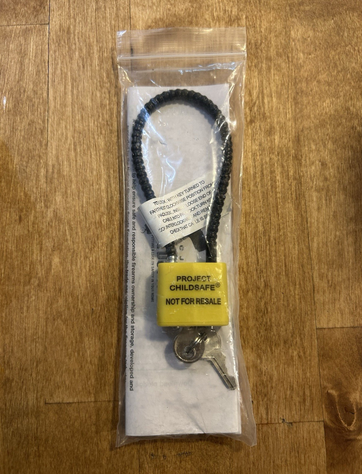 Project ChildSafe Keyed Cable Security Lock for Laptop/Computer w/ 2 Keys