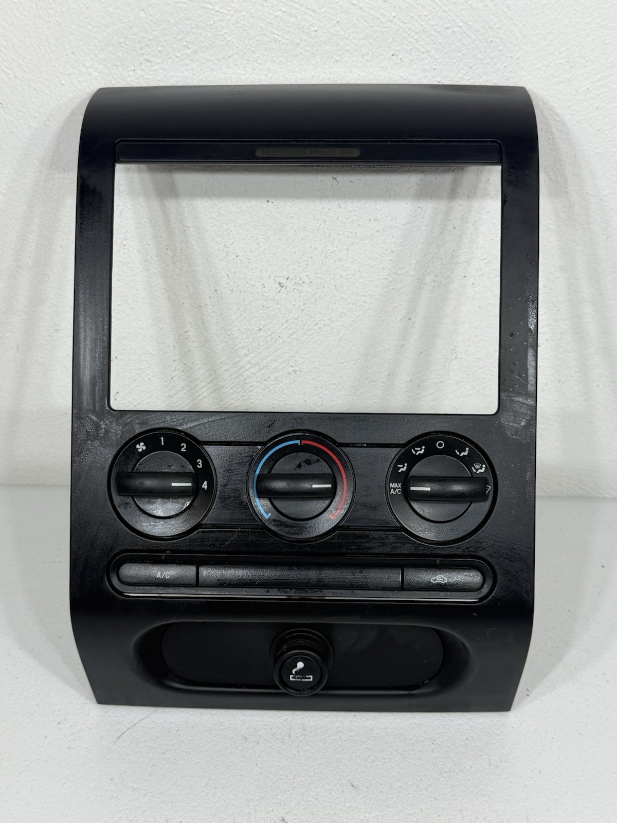 2004-2008 FORD F150 F-150 OEM AC HEATER CLIMATE CONTROL RADIO PANEL BEZEL TRIM