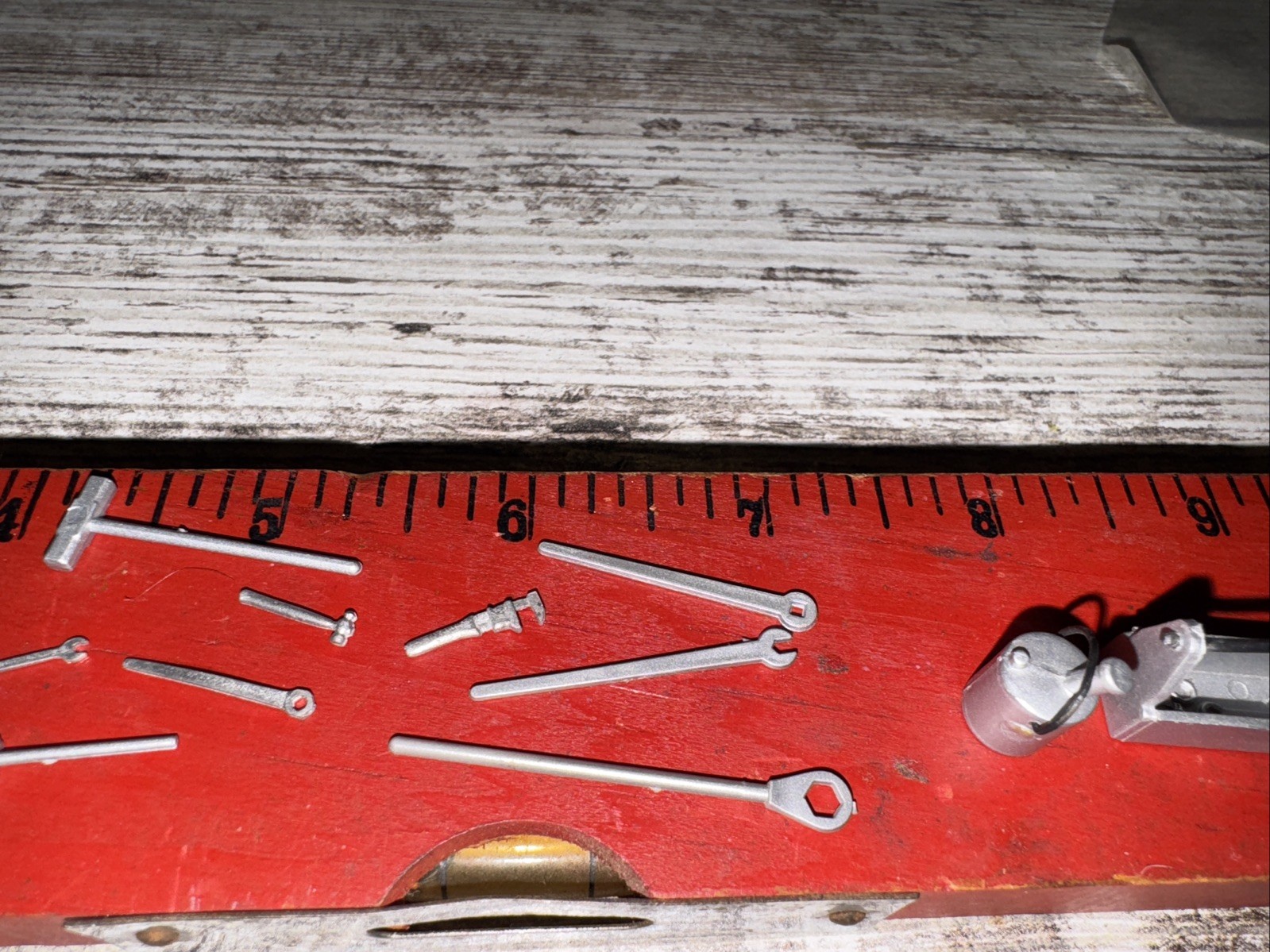 1/16 Scale Hand Tools Screw Jack Wrenches Oil Can Hammers