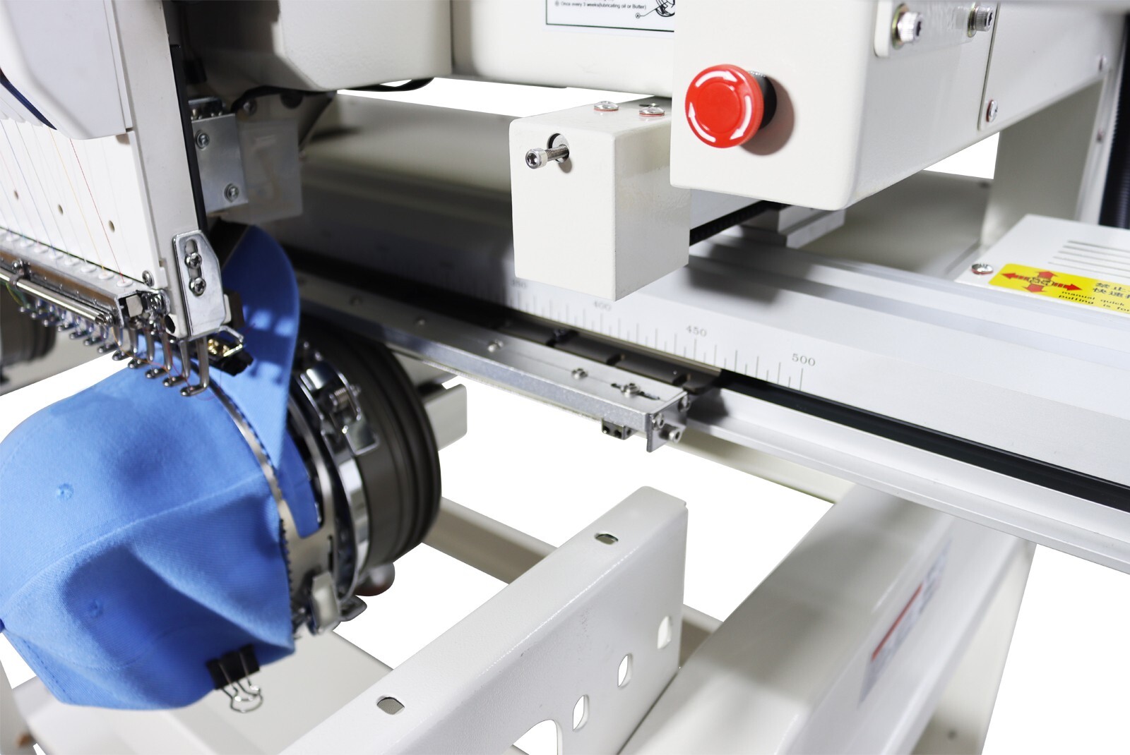 Double-Head 12 Needles Automatic Embroidery Machine Flat Hat DIY 15.7*19.7in