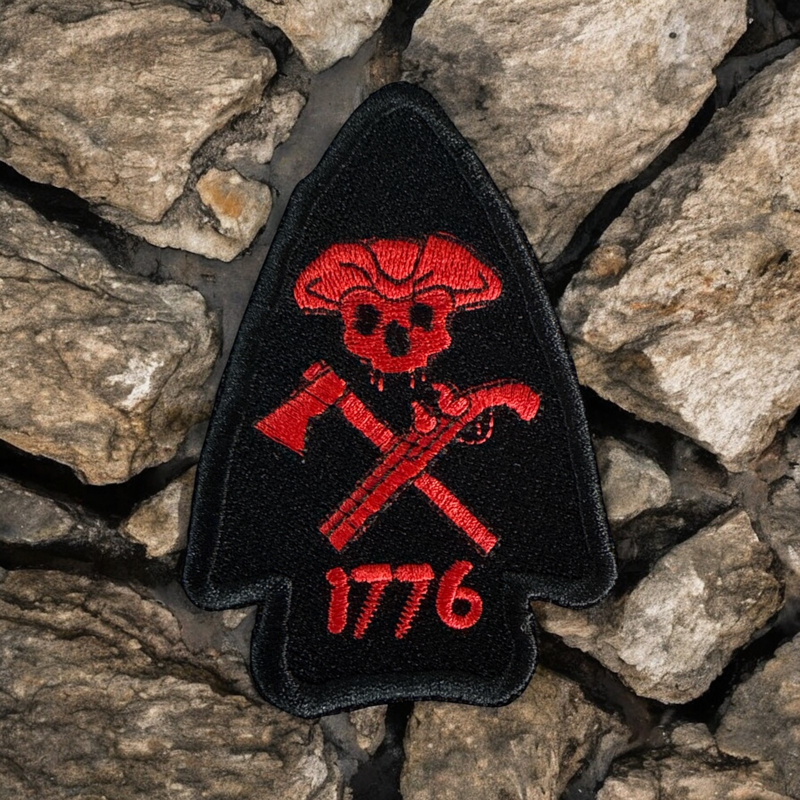 1776 Arrowhead Embroidery Patch 2.75" X 4"