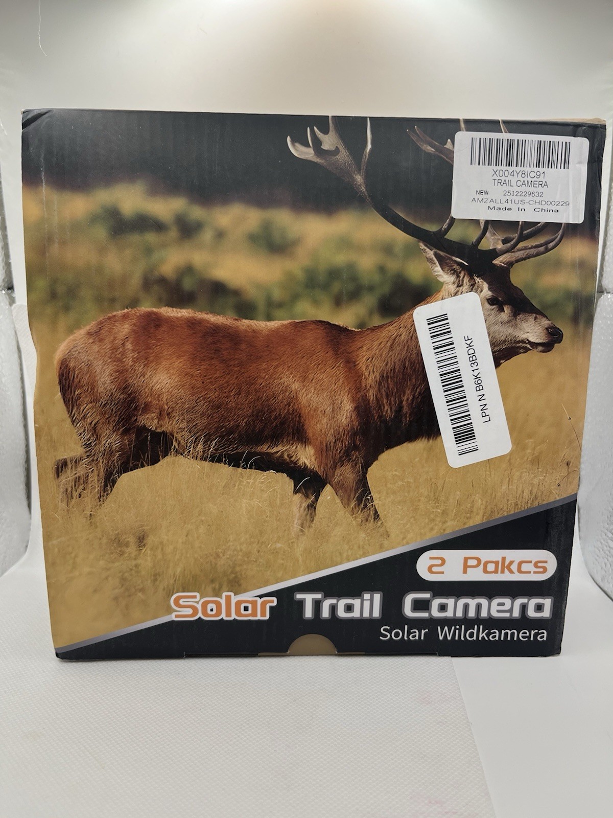 MAXDONE Solar Trail Camera 2 Pack - 64MP WiFi Bluetooth Solar Deer Camera wit