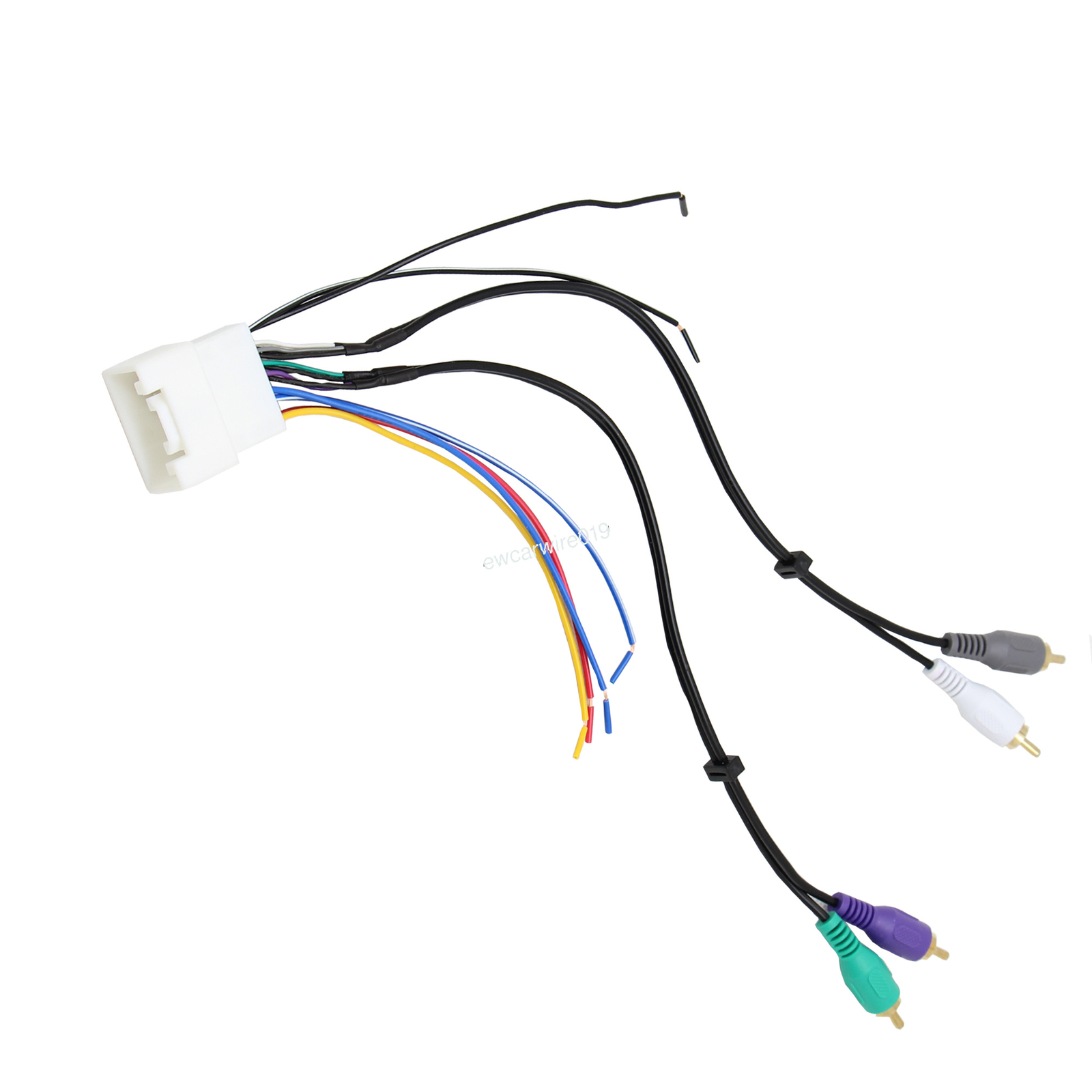Radio Wire Harness AMP Integration 4RCA Adapter For 2000-2005 Lexus IS300 ES300