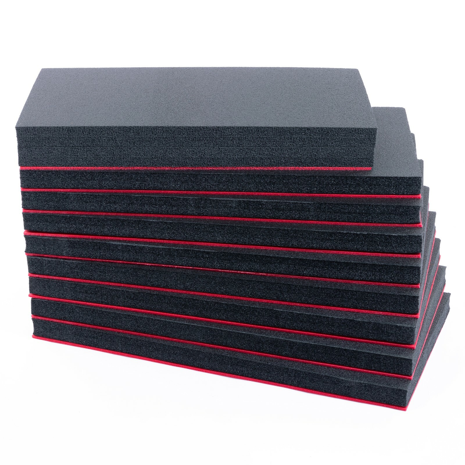Older version - Pelican 0450 foam. Solid foam w/ red backing. Tool Shadowing