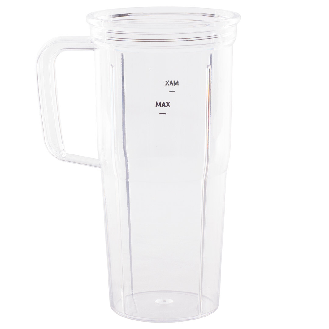 2 Pack 24 oz Handled Cup and Lid for NutriBullet Pro 1000, Combo and Select