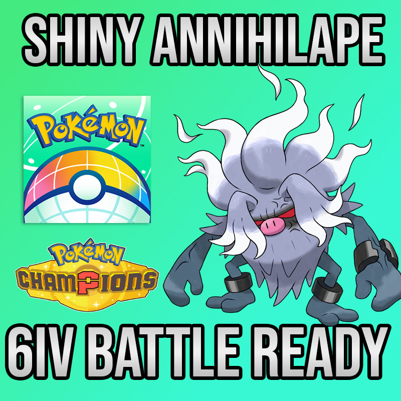 ✨6IV SHINY Annihilape + EVS🚀 POKEMON HOME✨Champions✨Online delivery⚡