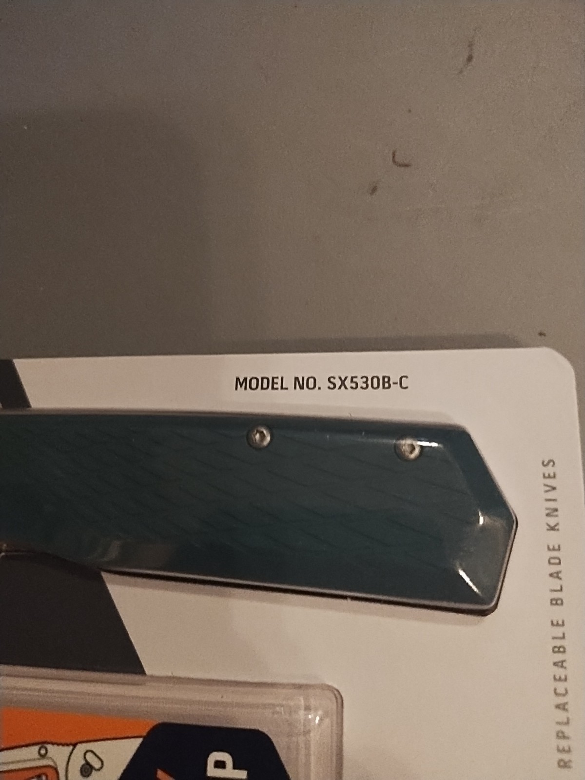 Outdoor Edge Razor SX5 Folding Knife 3 Replaceable Blades GFN Handle Linerlock