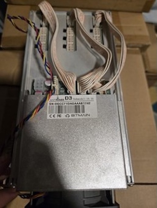 Bitmain AntMiner D3 19.3GH/s Miner | No PSU |