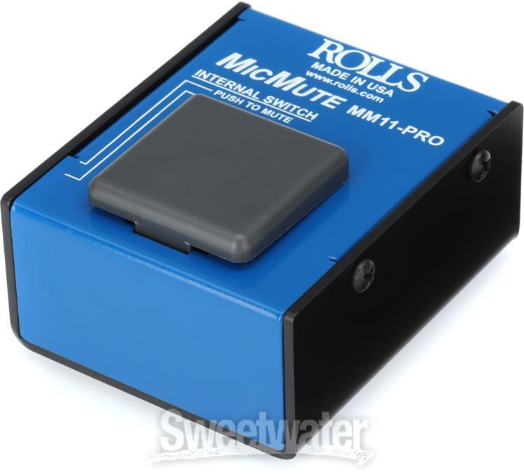 Rolls MM11-Pro MicMute Microphone Mute/Talk Switch
