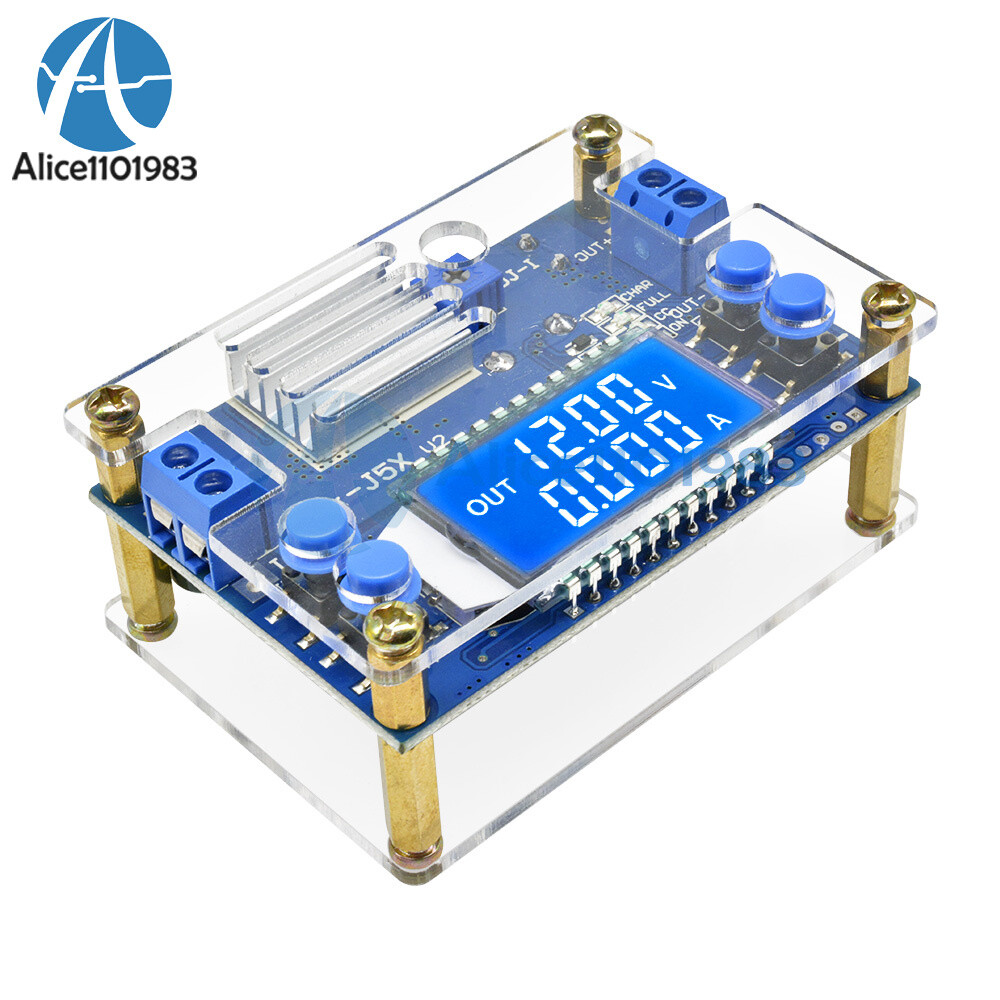 DC-DC 5A Constant Voltage Current LCD Adjustable Buck Step Down Module with Case