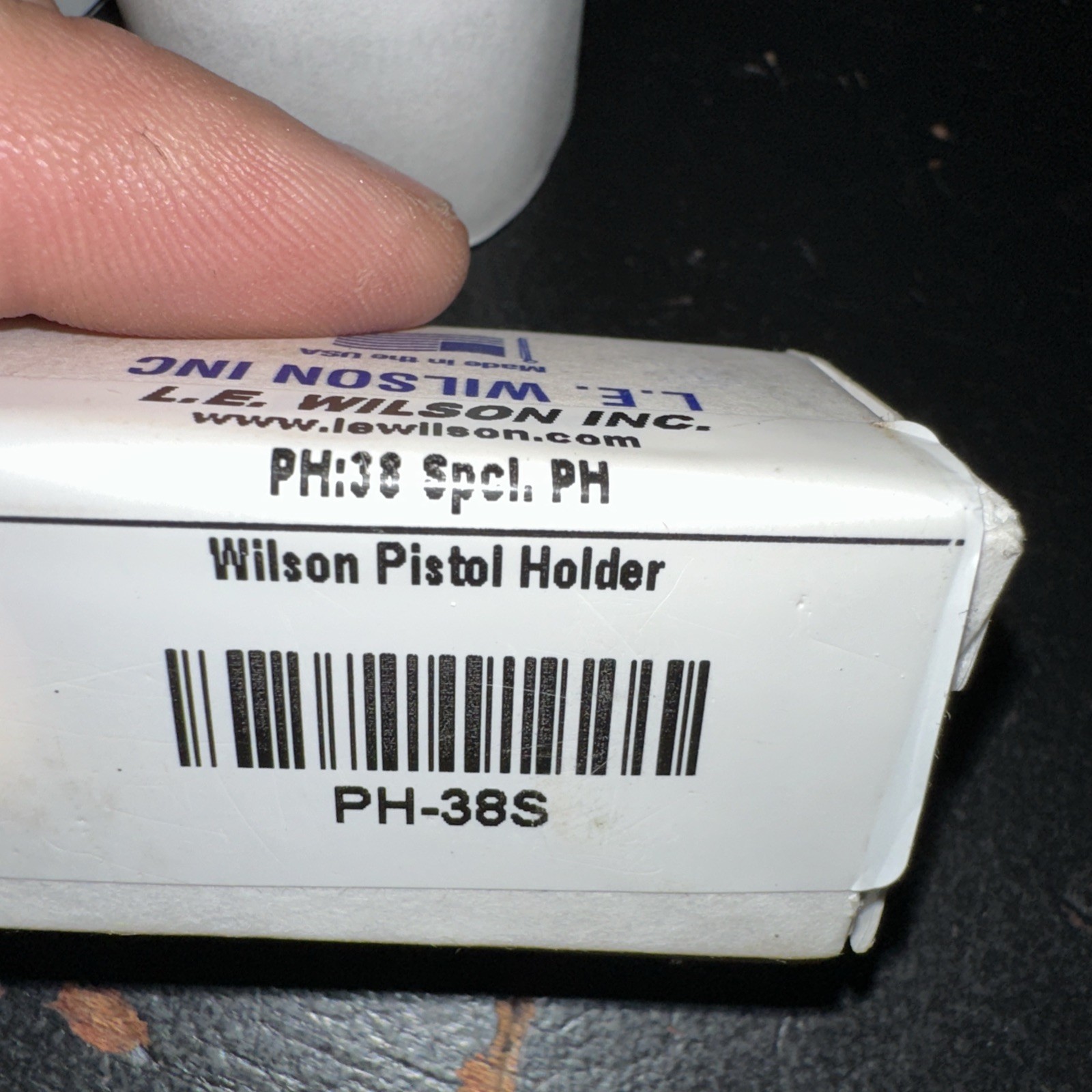 L.E. Wilson Trimmer Pistol Case Holder - 38 special