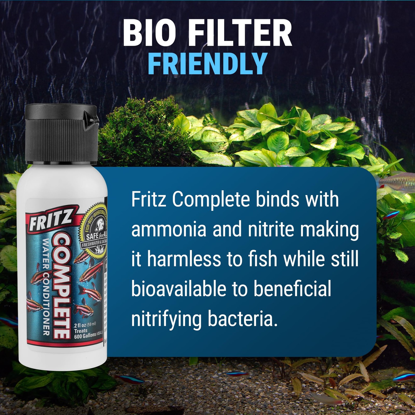 Fritz Complete – Concentrated Water Conditioner/Tap Dechlorinator,...
