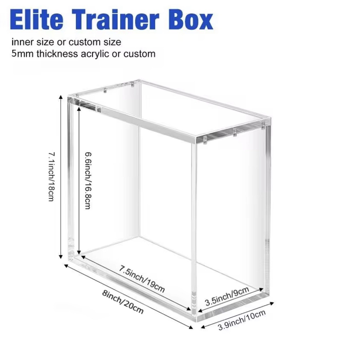 POKEMON ETB DISPLAY MAGNETIC CASE PROTECTOR ELITE TRAINER BOX UV Protected