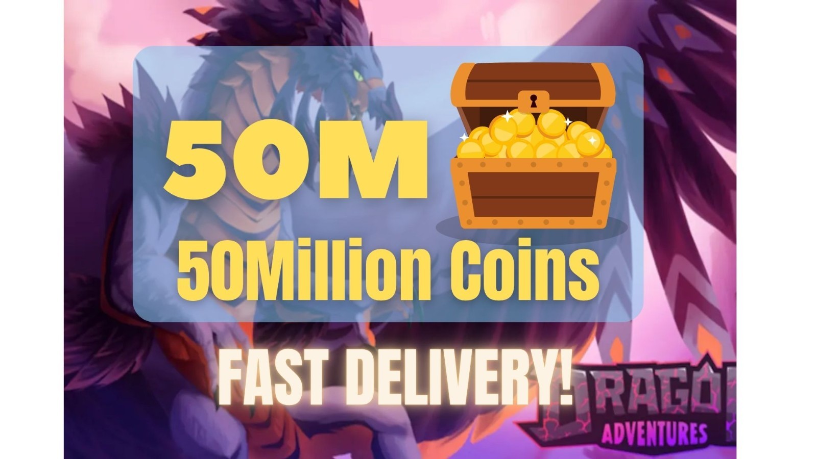 50Million Coins - Dragon Adventures D.A - Fast Delivery!