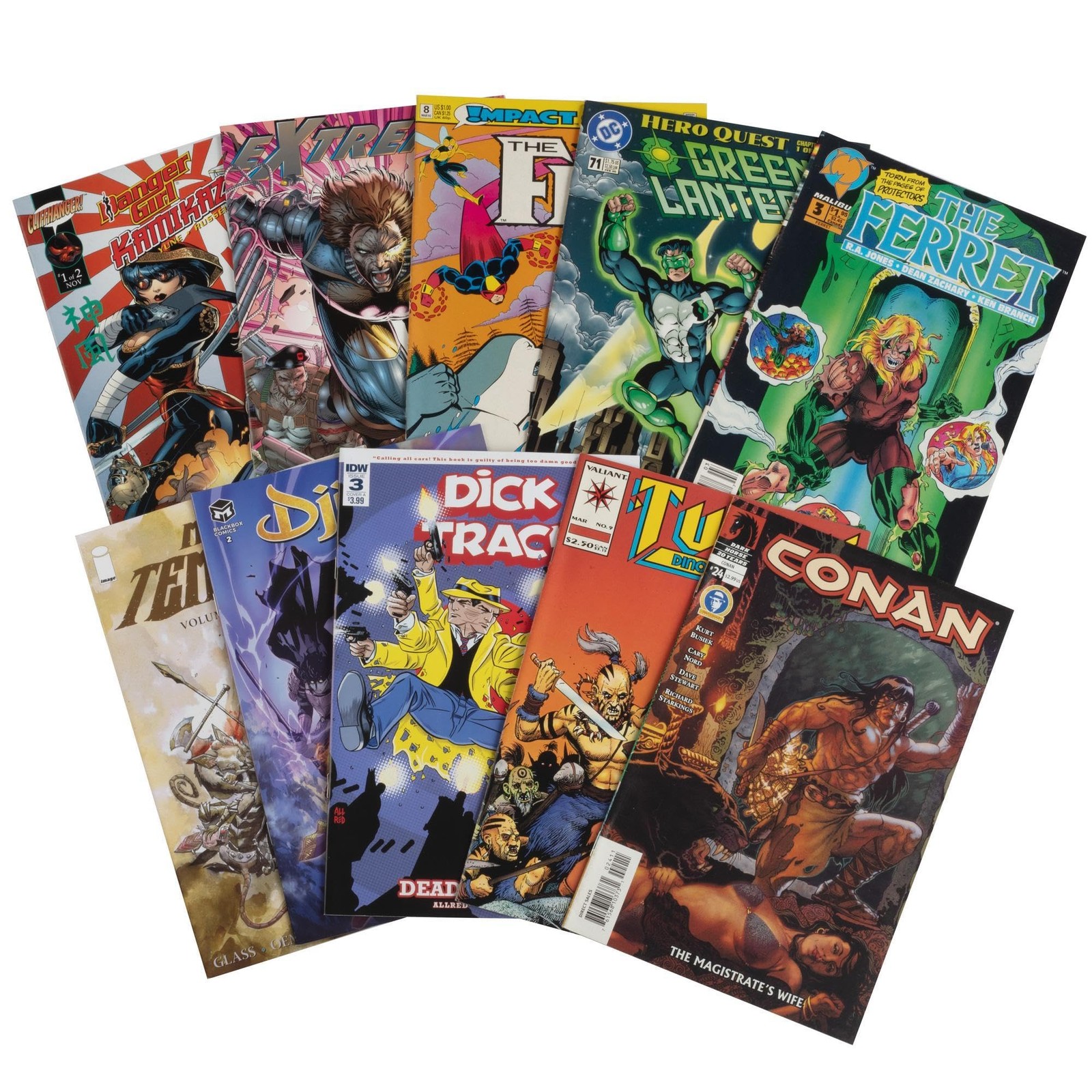 10 Assorted Comic Book Value Gift Collection- Amazing Selection of DC,...