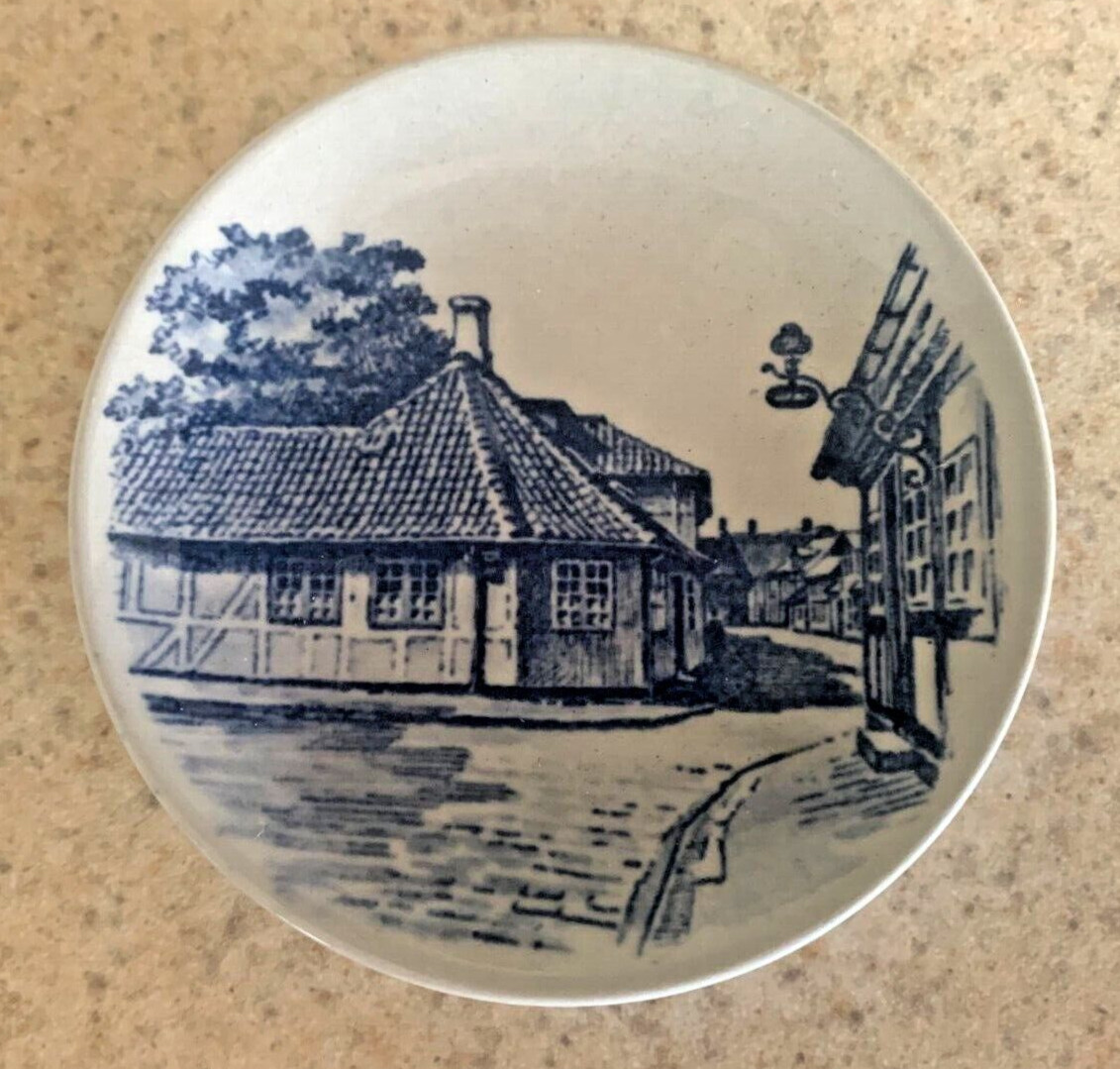 Vintage Hans Christian Andersen House Dish Plate Denmark Souvenir Copenhagen