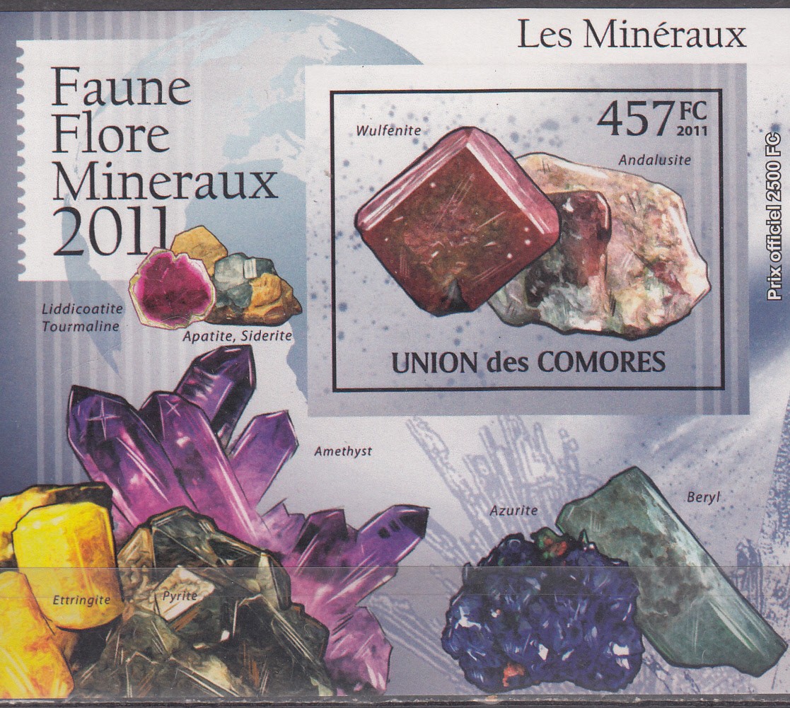 W COMORO Y2011 (16) (5v) MINERALS