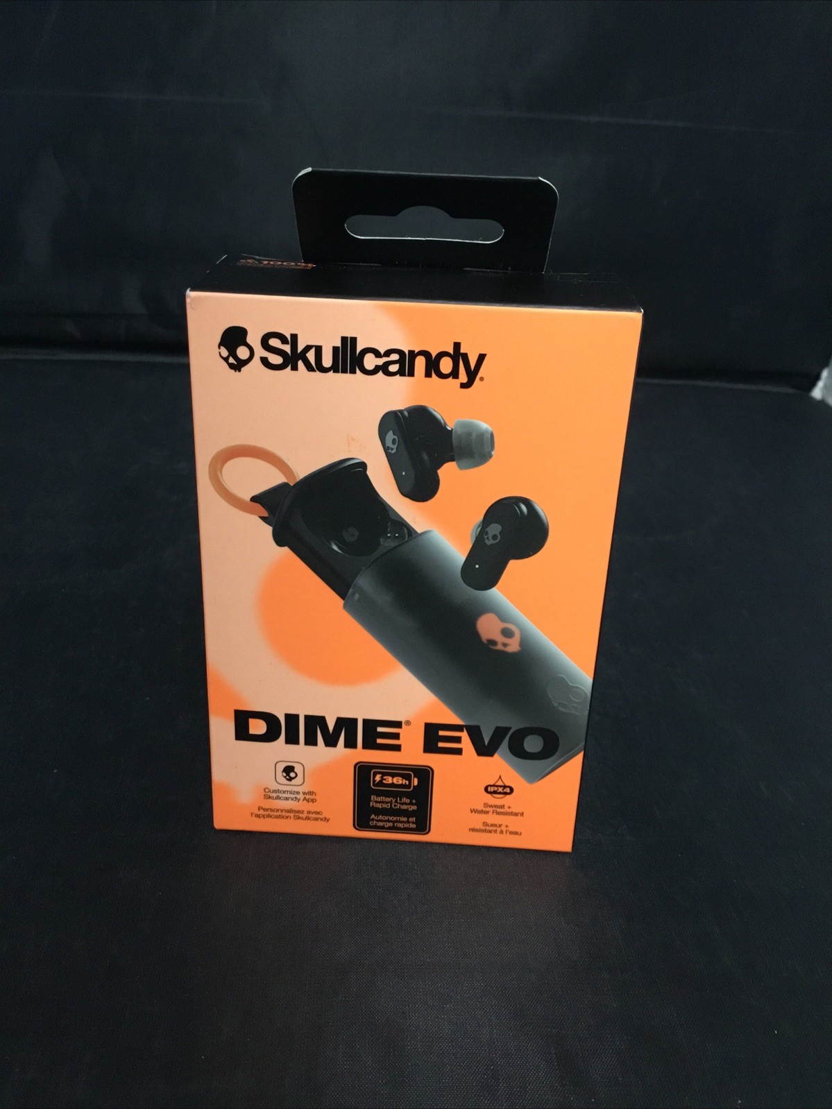 Skullcandy DIME EVO Wireless In-Ear Bluetooth Earbuds - True Black Brand New
