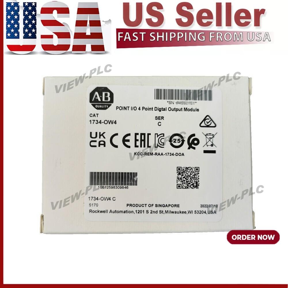 New AB 1734-OW4 Point I/O 4 Point Digital Output Module 1734OW4 In US Free Tax