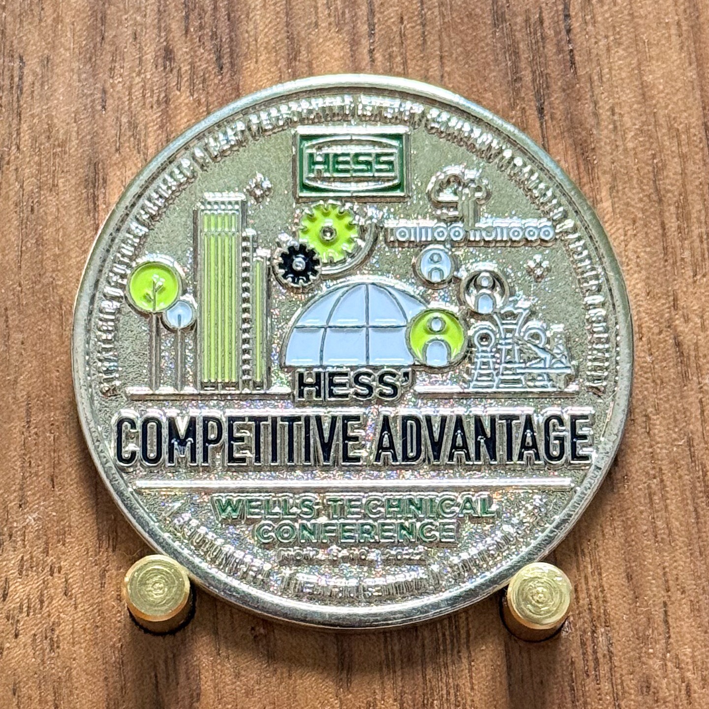 HESS Wells Technical Conference Challenge Coin  W#6
