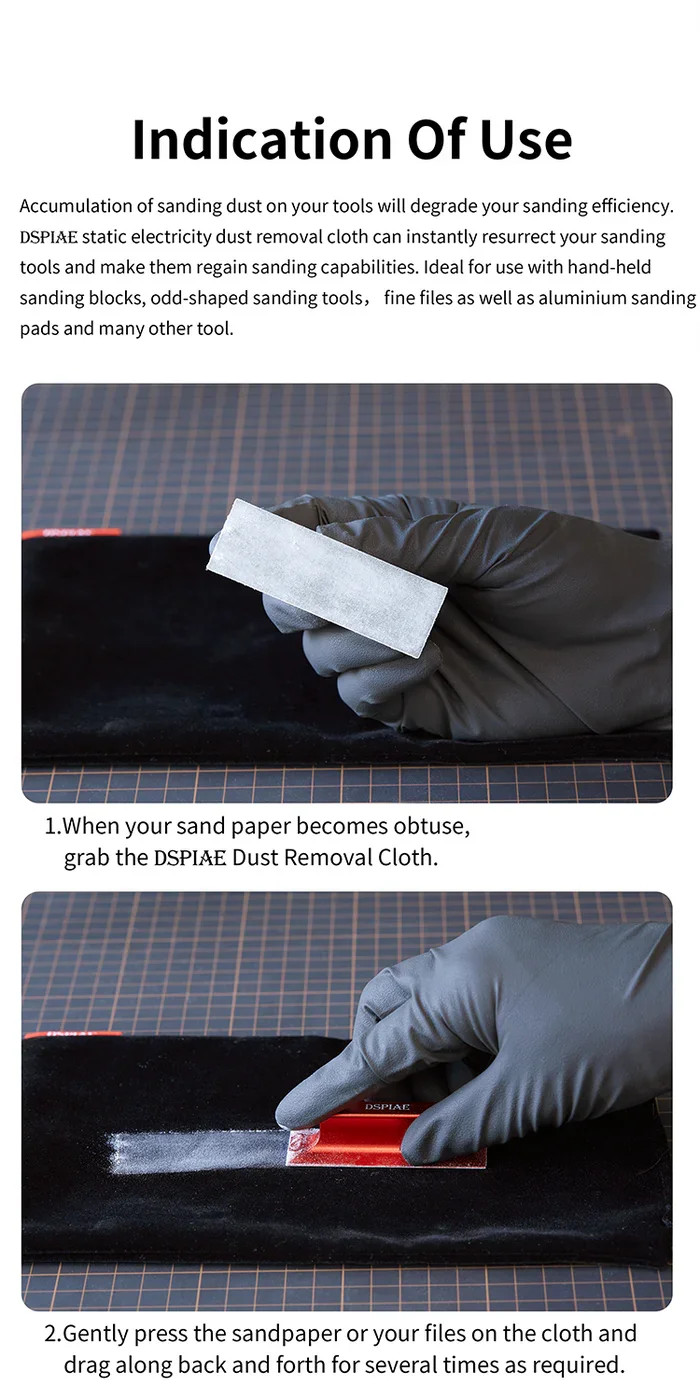 DSPIAE Electrostatic Dust Removal Cloth DC-25 - US