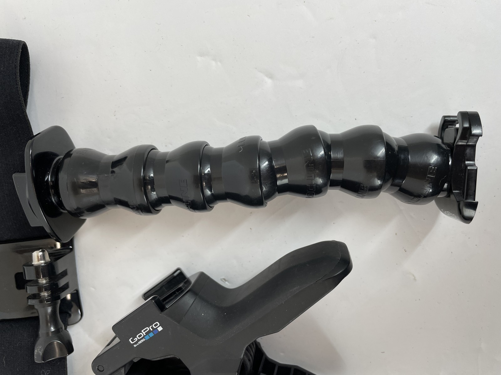 GoPro Head Strap Mount & Jaws Flex Clamp Bundle for Action Cameras