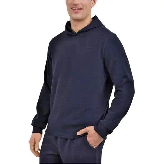Eddie Bauer Men's Everyday Pullover Lounge Hoodie, Blue, Size M