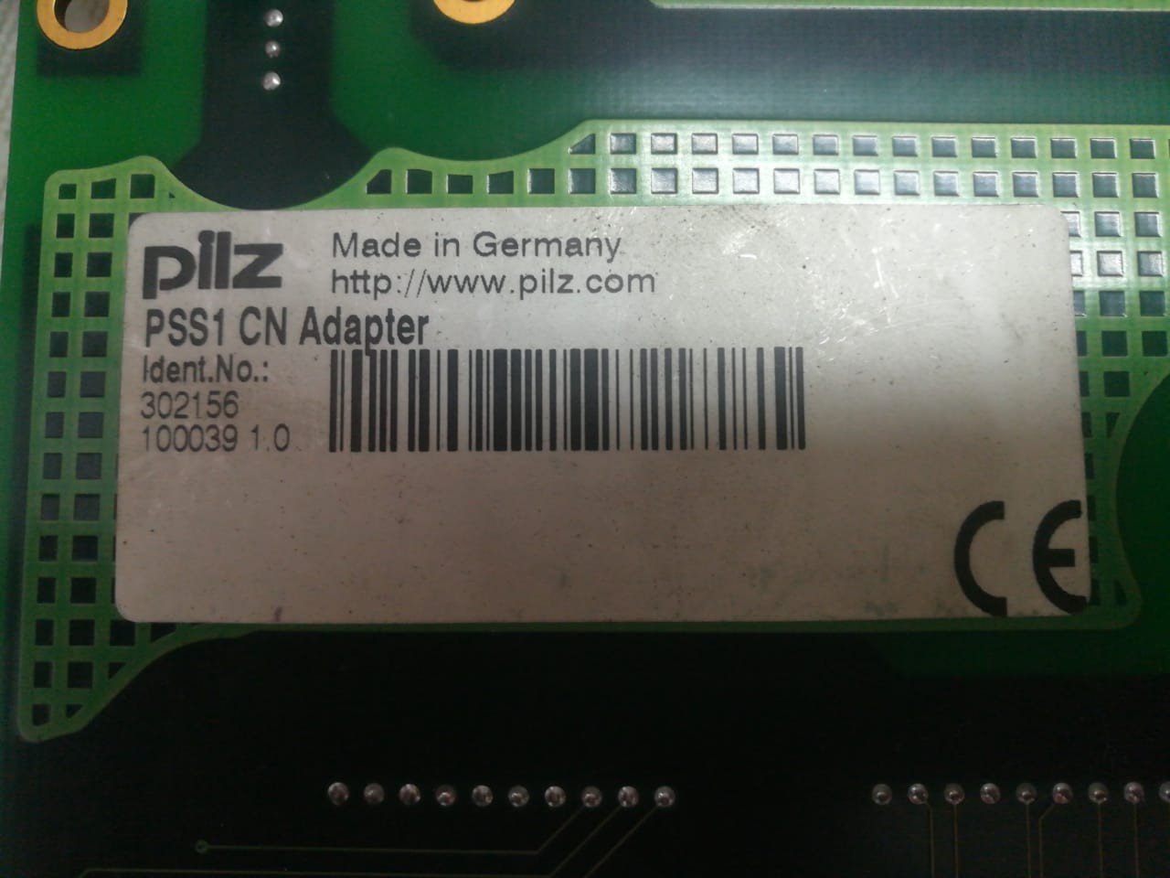 Pilz PSS1 CN Adapter ID No. 302156