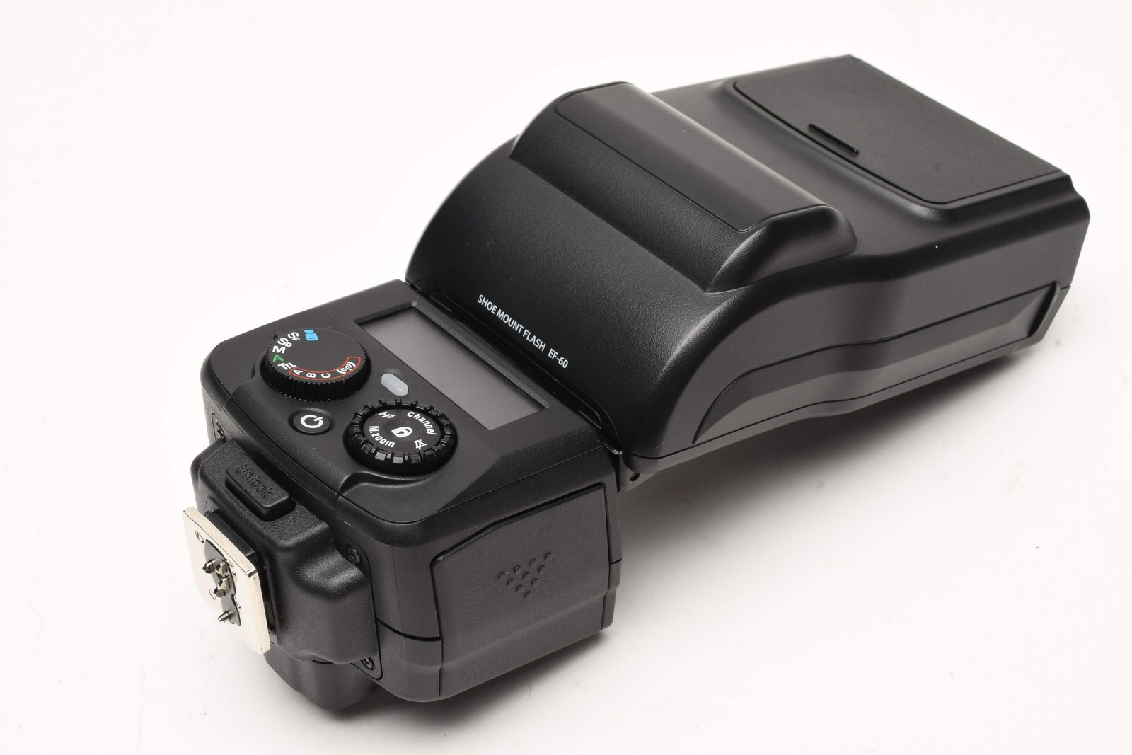 Fujifilm EF-60 Shoe Mount Flash, in case + stand + diffuser, Mint-