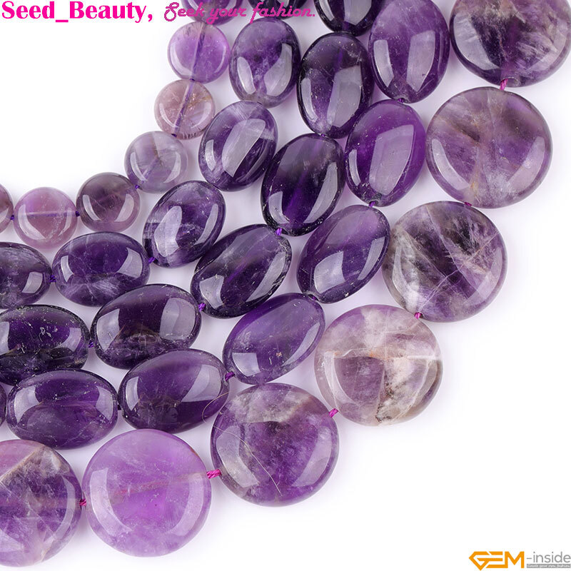 Natural Amethyst Gemstone Jewelry Making Loose Smooth &Faceted Beads Strand 15"