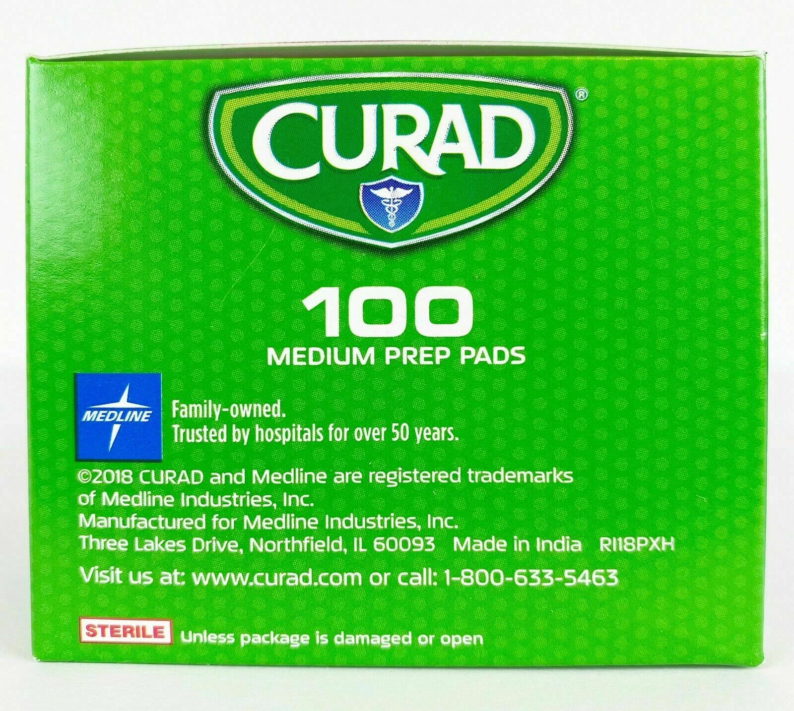 CURAD Alcohol Prep Pads - 100 Count