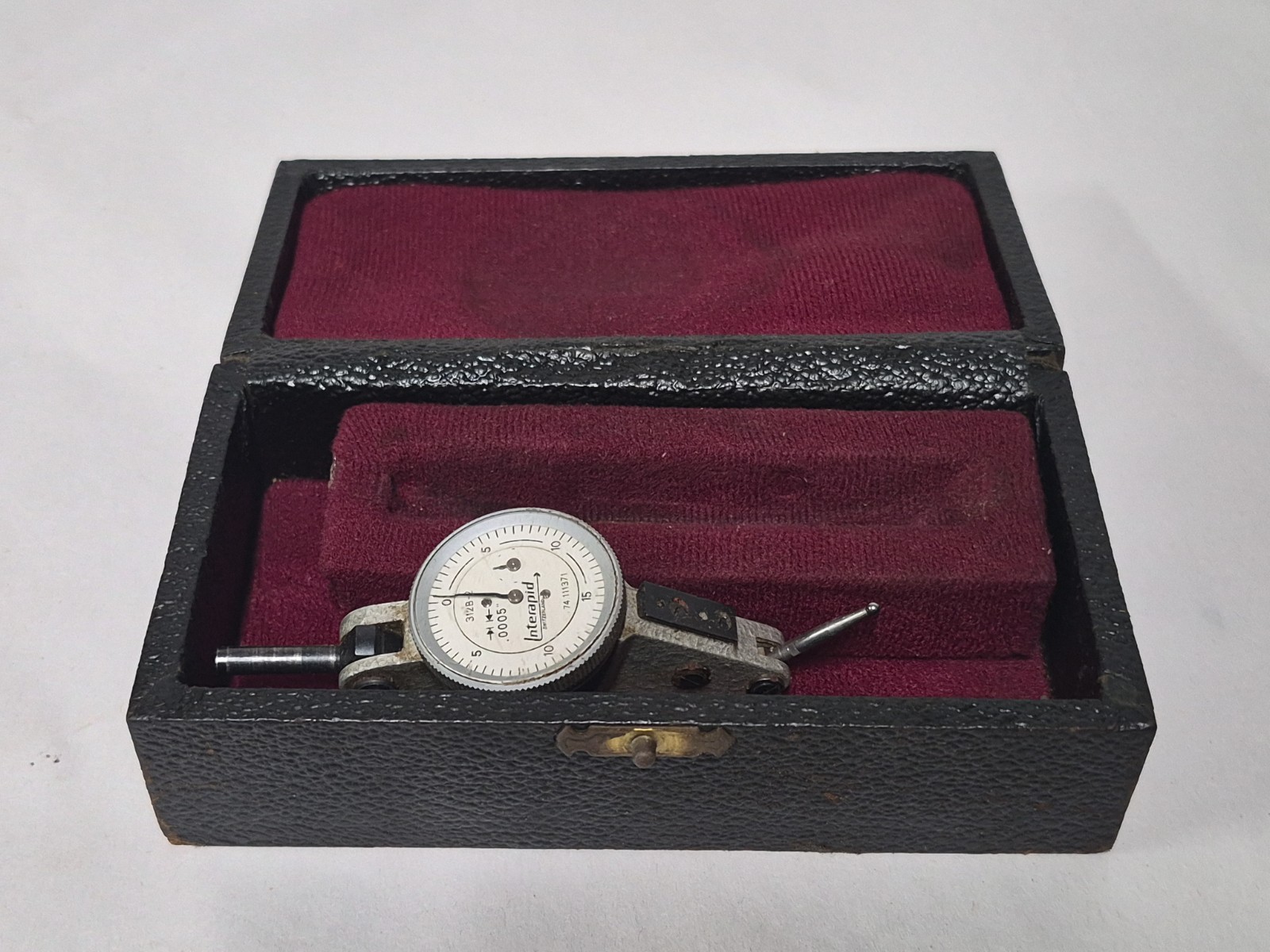 INTERAPID SWISS PRECISION .0005" DIAL TEST INDICATOR 312B-2 Machinist Tools