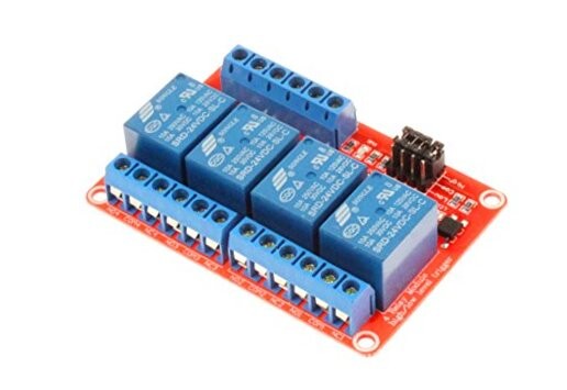 NOYITO 4 Channel Relay Module High Low Level Trigger with 4-Channel 24V