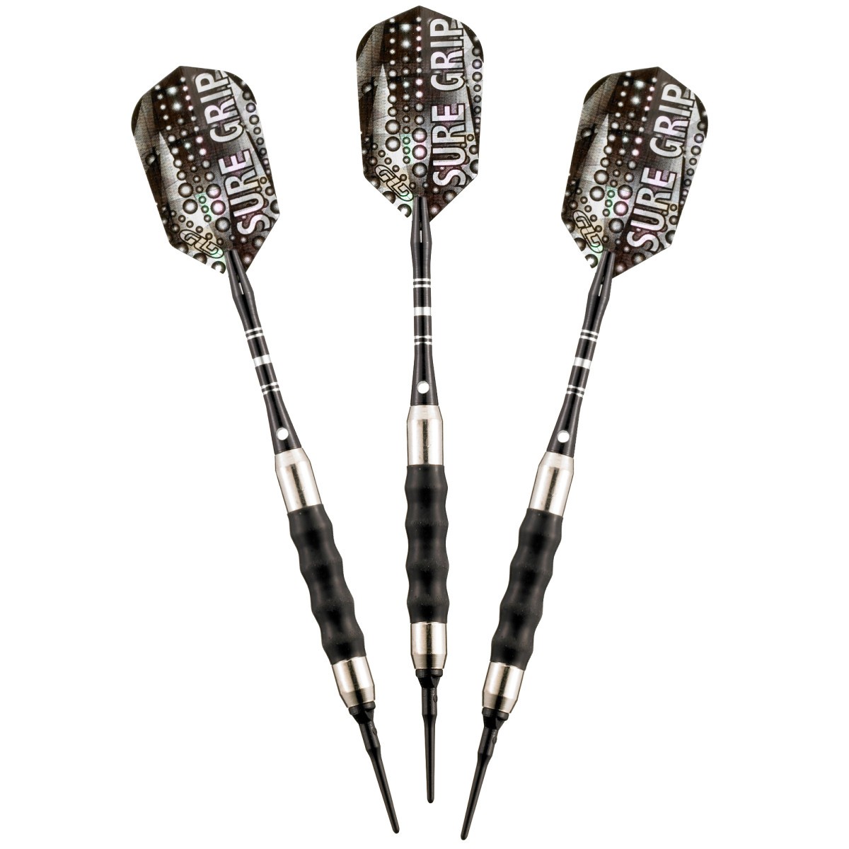 Viper Sure Grip Soft Tip Darts - Dartboard Game Accessory - Black - 18 Grams